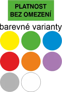 070 PLATNOST BEZ OMEZENÍ 18x8mm
